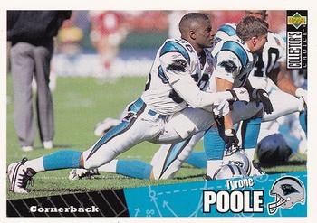 Tyrone Poole Carolina Panthers 1996 Upper Deck Collector's Choice NFL #291